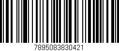 Código de barras (EAN, GTIN, SKU, ISBN): '7895083830421'