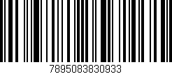 Código de barras (EAN, GTIN, SKU, ISBN): '7895083830933'
