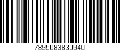 Código de barras (EAN, GTIN, SKU, ISBN): '7895083830940'