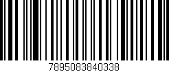 Código de barras (EAN, GTIN, SKU, ISBN): '7895083840338'