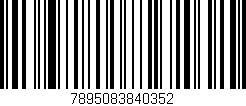 Código de barras (EAN, GTIN, SKU, ISBN): '7895083840352'