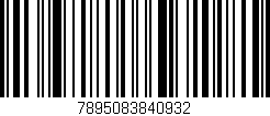 Código de barras (EAN, GTIN, SKU, ISBN): '7895083840932'