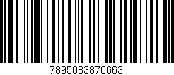 Código de barras (EAN, GTIN, SKU, ISBN): '7895083870663'