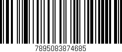Código de barras (EAN, GTIN, SKU, ISBN): '7895083874685'