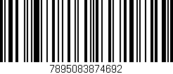 Código de barras (EAN, GTIN, SKU, ISBN): '7895083874692'