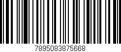 Código de barras (EAN, GTIN, SKU, ISBN): '7895083875668'