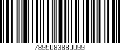 Código de barras (EAN, GTIN, SKU, ISBN): '7895083880099'