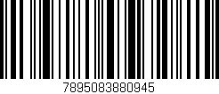 Código de barras (EAN, GTIN, SKU, ISBN): '7895083880945'