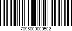 Código de barras (EAN, GTIN, SKU, ISBN): '7895083883502'