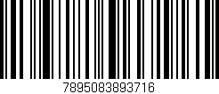 Código de barras (EAN, GTIN, SKU, ISBN): '7895083893716'