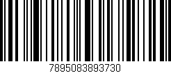 Código de barras (EAN, GTIN, SKU, ISBN): '7895083893730'