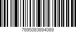 Código de barras (EAN, GTIN, SKU, ISBN): '7895083894089'