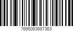 Código de barras (EAN, GTIN, SKU, ISBN): '7895083897363'