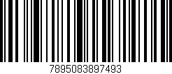Código de barras (EAN, GTIN, SKU, ISBN): '7895083897493'