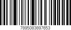 Código de barras (EAN, GTIN, SKU, ISBN): '7895083897653'