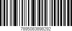 Código de barras (EAN, GTIN, SKU, ISBN): '7895083898292'