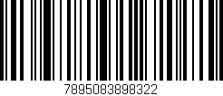 Código de barras (EAN, GTIN, SKU, ISBN): '7895083898322'