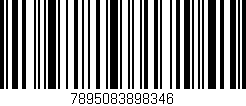 Código de barras (EAN, GTIN, SKU, ISBN): '7895083898346'