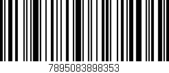 Código de barras (EAN, GTIN, SKU, ISBN): '7895083898353'