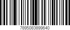 Código de barras (EAN, GTIN, SKU, ISBN): '7895083899640'