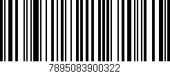 Código de barras (EAN, GTIN, SKU, ISBN): '7895083900322'