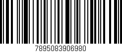 Código de barras (EAN, GTIN, SKU, ISBN): '7895083906980'