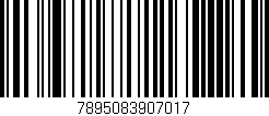 Código de barras (EAN, GTIN, SKU, ISBN): '7895083907017'