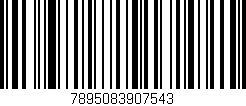 Código de barras (EAN, GTIN, SKU, ISBN): '7895083907543'
