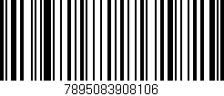 Código de barras (EAN, GTIN, SKU, ISBN): '7895083908106'