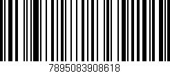 Código de barras (EAN, GTIN, SKU, ISBN): '7895083908618'