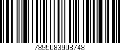 Código de barras (EAN, GTIN, SKU, ISBN): '7895083908748'