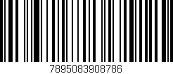 Código de barras (EAN, GTIN, SKU, ISBN): '7895083908786'