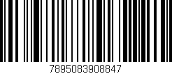 Código de barras (EAN, GTIN, SKU, ISBN): '7895083908847'