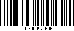 Código de barras (EAN, GTIN, SKU, ISBN): '7895083920696'