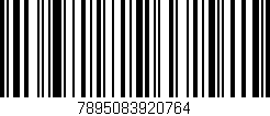 Código de barras (EAN, GTIN, SKU, ISBN): '7895083920764'