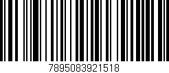 Código de barras (EAN, GTIN, SKU, ISBN): '7895083921518'