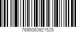Código de barras (EAN, GTIN, SKU, ISBN): '7895083921525'