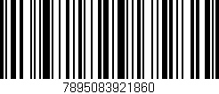Código de barras (EAN, GTIN, SKU, ISBN): '7895083921860'