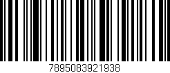 Código de barras (EAN, GTIN, SKU, ISBN): '7895083921938'
