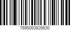 Código de barras (EAN, GTIN, SKU, ISBN): '7895083928630'