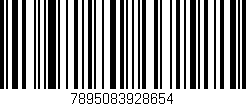 Código de barras (EAN, GTIN, SKU, ISBN): '7895083928654'