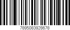 Código de barras (EAN, GTIN, SKU, ISBN): '7895083928678'