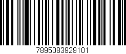Código de barras (EAN, GTIN, SKU, ISBN): '7895083929101'