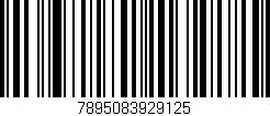 Código de barras (EAN, GTIN, SKU, ISBN): '7895083929125'