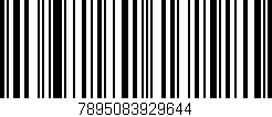 Código de barras (EAN, GTIN, SKU, ISBN): '7895083929644'