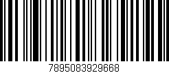 Código de barras (EAN, GTIN, SKU, ISBN): '7895083929668'