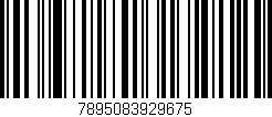 Código de barras (EAN, GTIN, SKU, ISBN): '7895083929675'