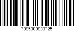 Código de barras (EAN, GTIN, SKU, ISBN): '7895083930725'