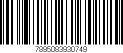 Código de barras (EAN, GTIN, SKU, ISBN): '7895083930749'