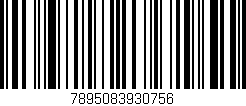Código de barras (EAN, GTIN, SKU, ISBN): '7895083930756'